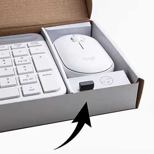 Logitech MK470 Wireless/Wired Slim Keyboard With Optical Mouse image