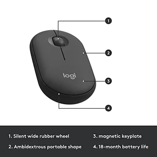 Logitech MK470 Wireless/Wired Slim Keyboard With Optical Mouse image