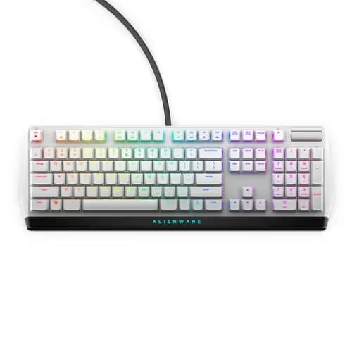 Dell Alienware AW510K Lunar Light RGB Wired Cherry MX Low Profile Red Gaming Keyboard image
