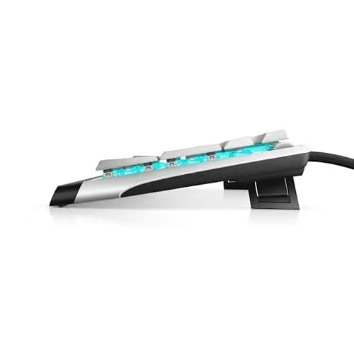 Dell Alienware AW510K Lunar Light RGB Wired Cherry MX Low Profile Red Gaming Keyboard image