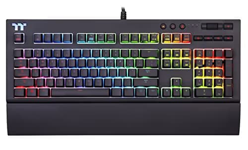 Thermaltake TT Premium X1 RGB Wired Cherry MX Blue Gaming Keyboard main image