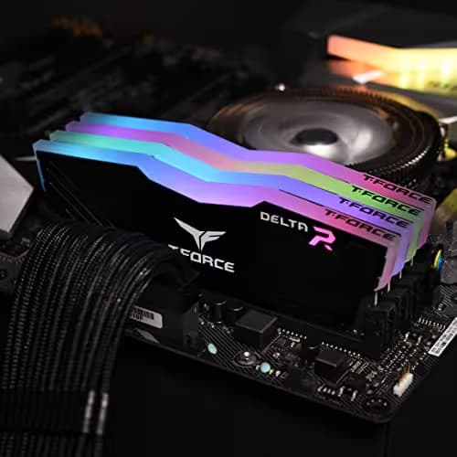 TEAMGROUP T-Force Delta RGB 16GB (2x8GB) DDR4 3200 CL16 Black image