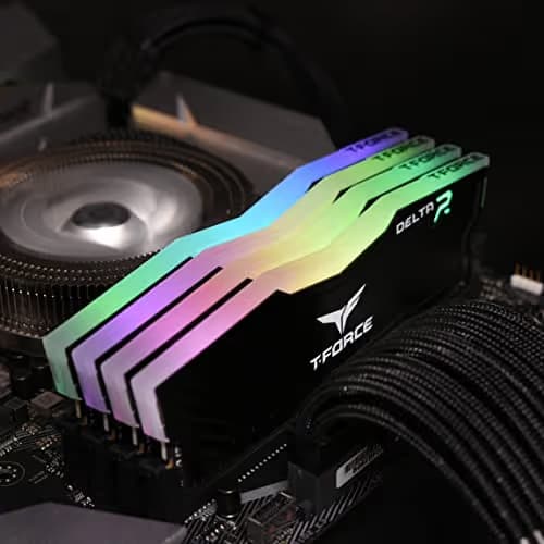 TEAMGROUP T-Force Delta RGB 16GB (2x8GB) DDR4 3200 CL16 Black image