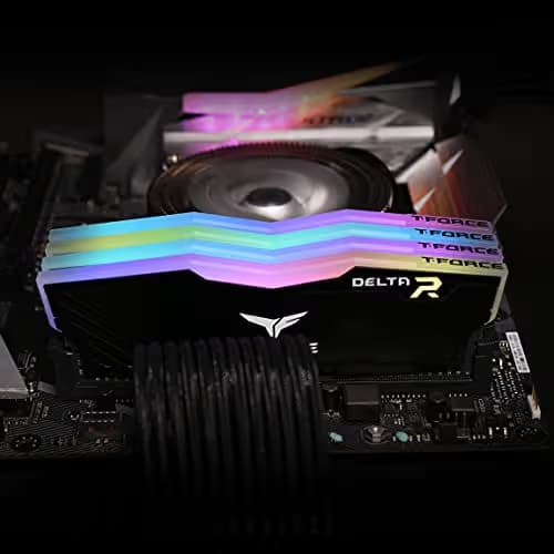 TEAMGROUP T-Force Delta RGB 16GB (2x8GB) DDR4 3200 CL16 Black image