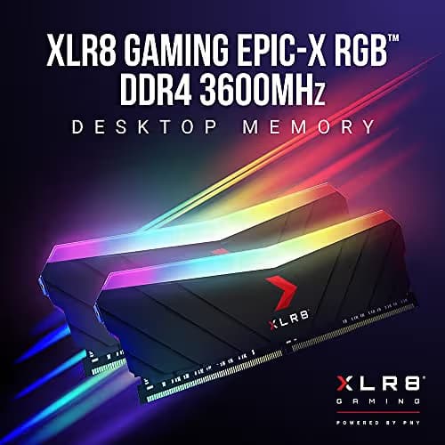 PNY XLR8 Gaming EPIC-X RGB Black DDR4-3600 CL18 16GB (2x8GB) image