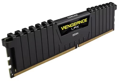 Corsair Vengeance LPX Black / Yellow DDR4-3200 CL16 32GB (4x8GB) image