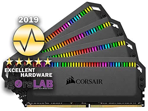 Corsair Dominator Platinum RGB Black DDR4-3600 CL18 32GB (4x8GB) image
