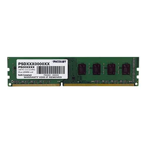 Patriot Signature Black / Green DDR3-1600 CL11 8GB (1x8GB) main image