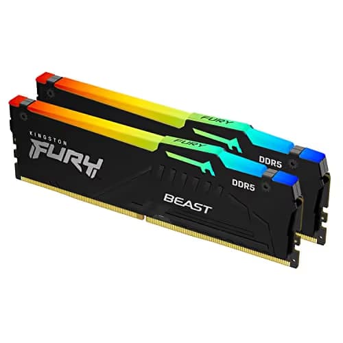 Kingston FURY Beast RGB Black DDR5-6000 CL36 32GB (2x16GB) image