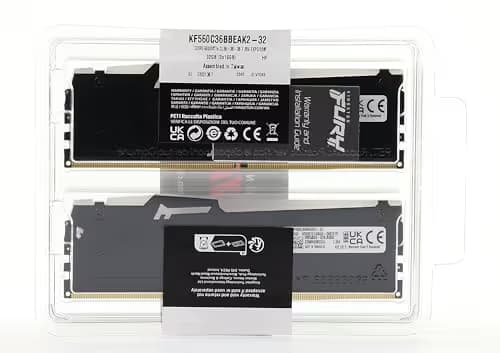 Kingston FURY Beast RGB Black DDR5-6000 CL36 32GB (2x16GB) image
