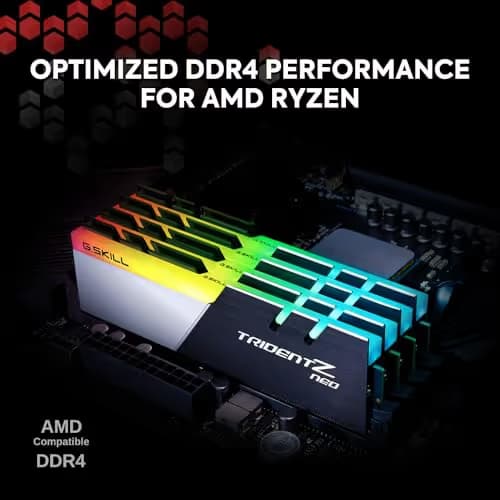 G.Skill Trident Z Neo Black / Silver DDR4-3600 CL18 32GB (2x16GB) image