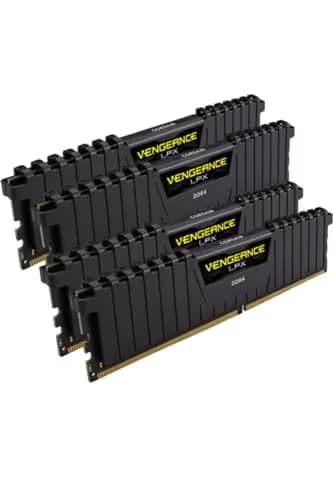 Corsair Vengeance LPX Black / Yellow DDR4-3600 CL16 32GB (4x8GB) image