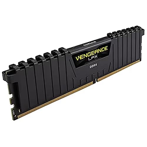 Corsair Vengeance LPX Black / Yellow DDR4-3200 CL16 64GB (4x16GB) image
