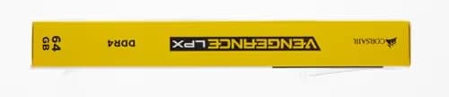 Corsair Vengeance LPX Black / Yellow DDR4-3200 CL16 64GB (4x16GB) image