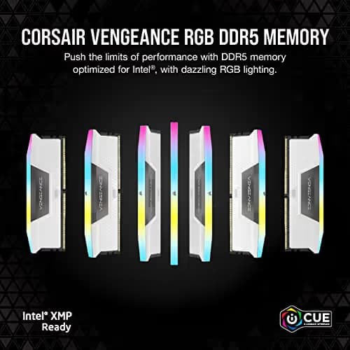 Corsair Vengeance RGB 32GB (2x16GB) DDR5 6000 CL36 White image