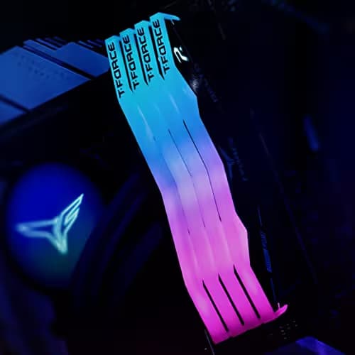 TEAMGROUP T-Force Delta RGB Black / Silver DDR5-7600 CL36 32GB (2x16GB) image
