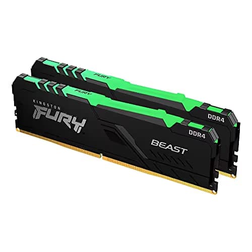 Kingston FURY Beast RGB Black DDR4-3600 CL18 32GB (2x16GB) main image