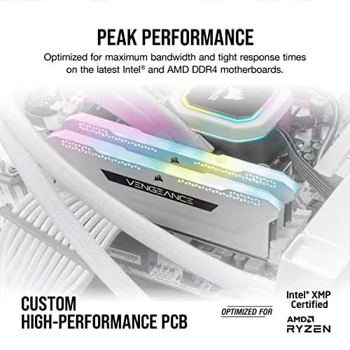Corsair Vengeance RGB Pro SL White DDR4-3600 CL18 64GB (4x16GB) image