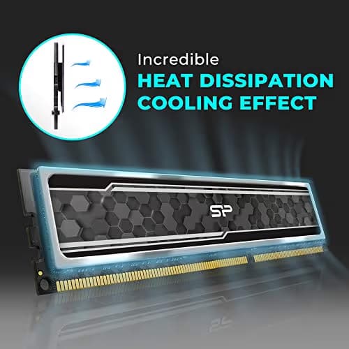 Silicon Power GAMING Black / Gray DDR4-3200 CL16 16GB (2x8GB) image
