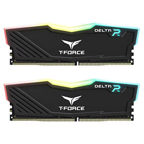 TEAMGROUP T-Force Delta RGB Black DDR4-3600 CL18 32GB (2x16GB) image