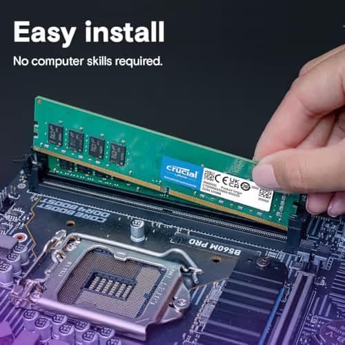 Crucial CT2K8G4DFS824A Green / Black DDR4-2400 CL17 16GB (2x8GB) image