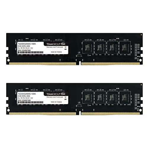 TEAMGROUP Elite Black DDR4-2666 CL19 16GB (2x8GB) image