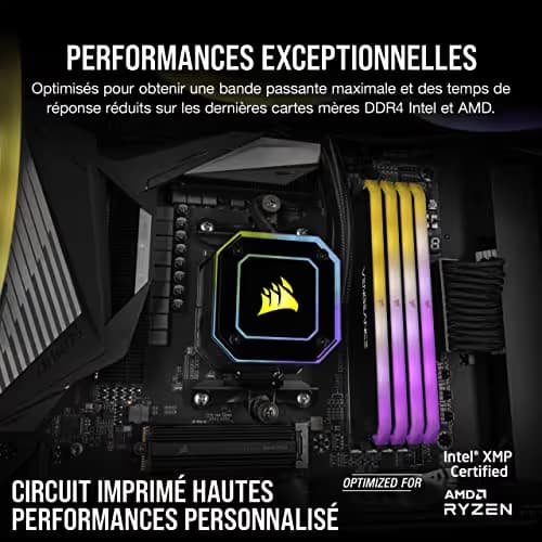 Corsair Vengeance RGB RS Black Gray DDR4-3600 CL18 16GB (2x8GB) image
