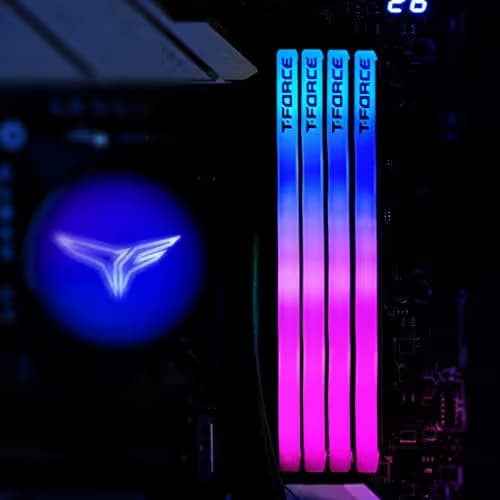 TEAMGROUP T-Force Delta RGB 32GB (2x16GB) DDR5 6400 CL40 Black image