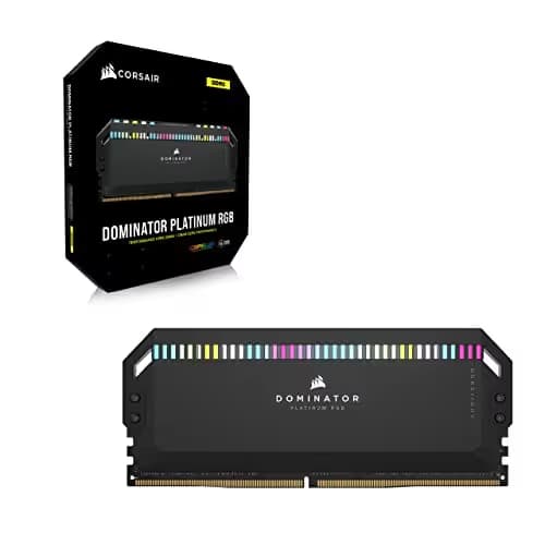 Corsair Dominator Platinum RGB Black DDR5-6000 CL36 32GB (2x16GB) image