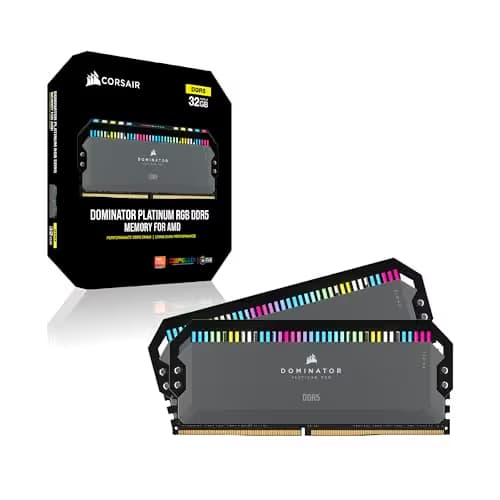 Corsair Dominator Platinum RGB Black DDR5-6000 CL30 64GB (2x32GB) image