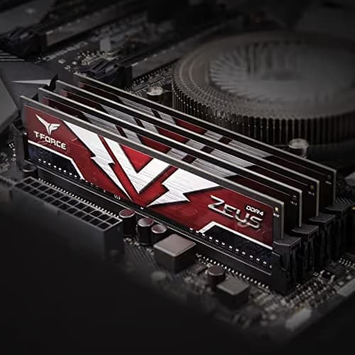 TEAMGROUP T-Force Zeus Red DDR4-3200 CL20 16GB (2x8GB) image