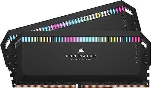 Corsair Dominator Platinum RGB Black DDR5-6400 CL32 32GB (2x16GB) image