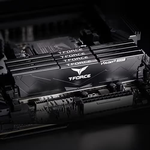 TEAMGROUP T-Force Vulcanα Black / Silver DDR5-6000 CL38 32GB (2x16GB) image