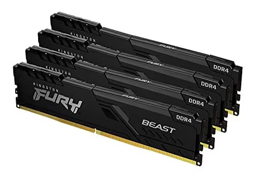 Kingston FURY Beast Black DDR4-3200 CL16 128GB (4x32GB) image