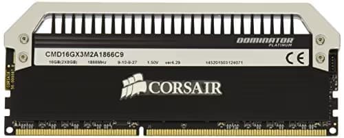 Corsair Dominator Platinum Black / Silver DDR3-1600 CL9 16GB (2x8GB) main image