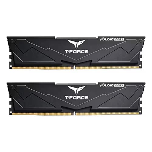 TEAMGROUP T-Force Vulcan Black DDR5-6000 CL38 32GB (2x16GB) image