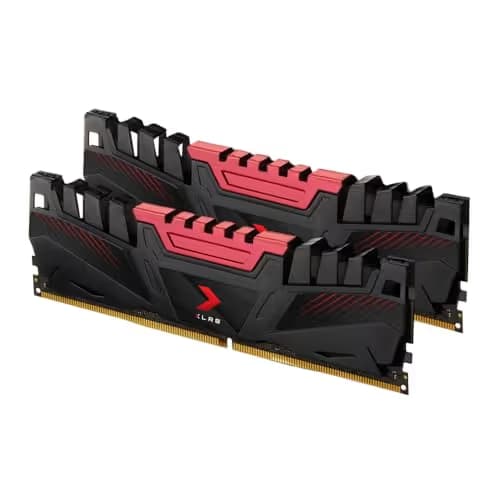 PNY XLR8 Gaming Black / Red DDR4-3200 CL16 16GB (2x8GB) image