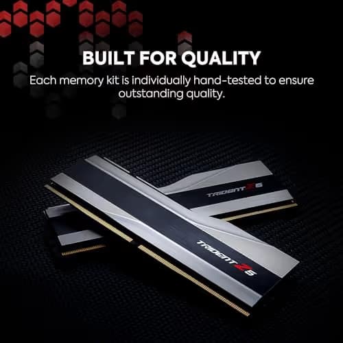 G.Skill Trident Z White / Black DDR5-6000 CL40 32GB (2x16GB) image