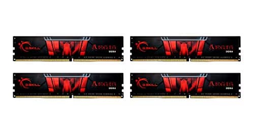 G.Skill Aegis Red / Black DDR4-3200 CL16 32GB (4x8GB) image