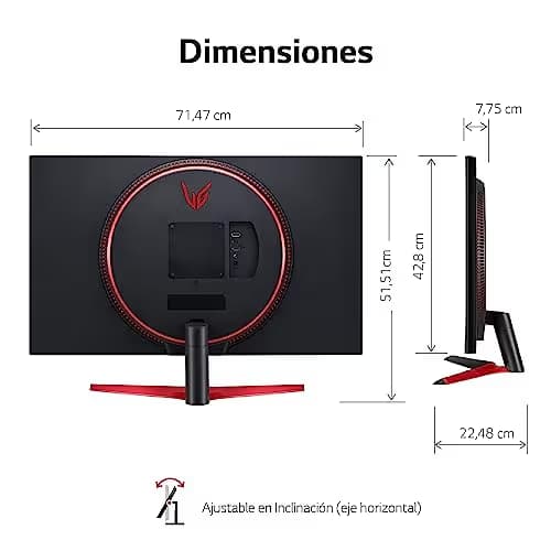 LG 32GN600-B 31.5" 1440p 165Hz VA Monitor image