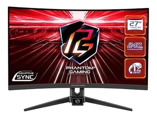 ASRock PG27F15RS1A 27" 1080p 240Hz VA Curved Monitor image