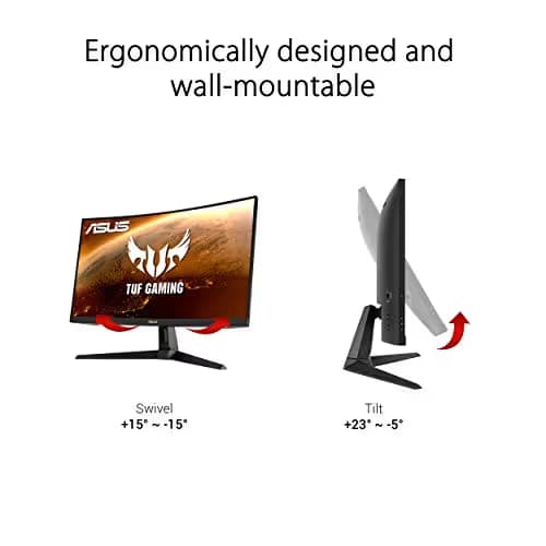 Asus TUF Gaming VG27WQ1B 27" 1440p 165Hz VA Curved Monitor image