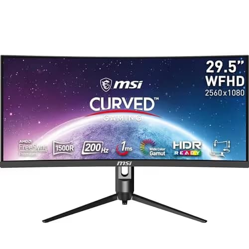 MSI Optix MAG301CR2 29.5" 2560x1080 200Hz VA Curved Monitor image