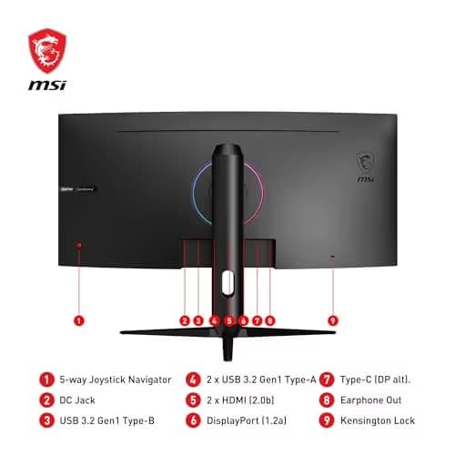 MSI Optix MAG301CR2 29.5" 2560x1080 200Hz VA Curved Monitor image