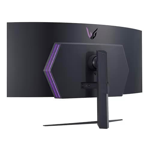 LG 45GR95QE-B 44.5" 3440x1440 240Hz Curved Monitor image