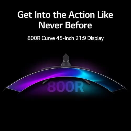 LG 45GR95QE-B 44.5" 3440x1440 240Hz Curved Monitor image