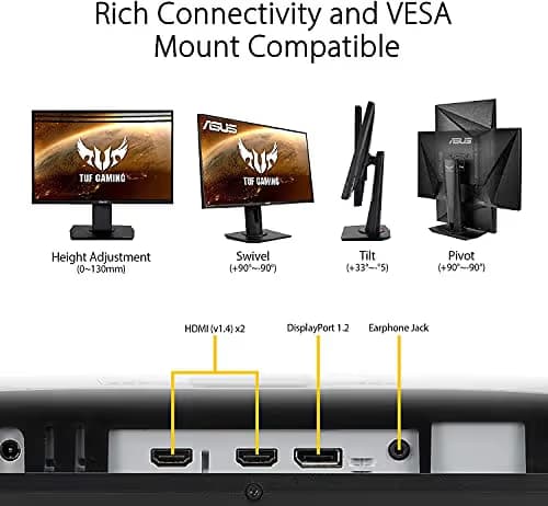 Asus VG279QR 27" 1080p 165Hz IPS Monitor image