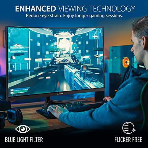 ViewSonic VX3218-PC-MHD 32" 1080p 165Hz VA Curved Monitor image