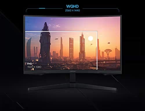 Samsung LC27G55TQWNXZA 27" 1440p 144Hz VA Curved Monitor image