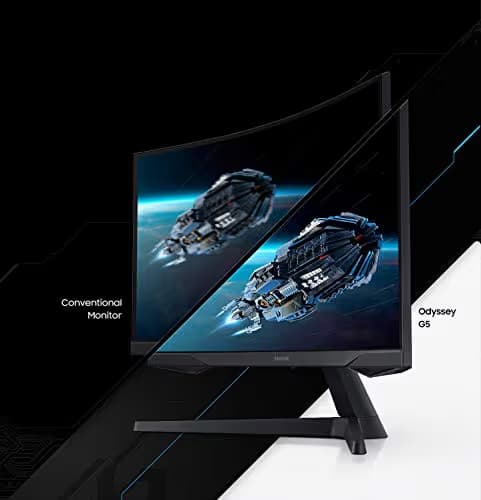 Samsung LC27G55TQWNXZA 27" 1440p 144Hz VA Curved Monitor image